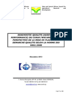 Rapport Diagnostic Qualite CORAF WECARD - Vfdec2013