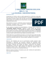 CONCURSO NACIONAL INNOVA BOLIVIA IB6.0 + IA - Bases Categoria Universitaria