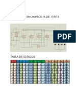 Contador Sincronico JK de 4 Bits