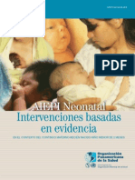 Aiepi-neonatal Intervenciones Evidencia