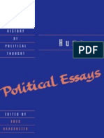 Introduction David Hume Political Essays