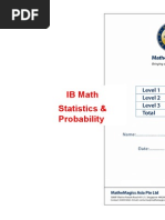 IB Math Statistics & Probability