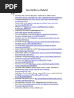 #MacroSW Summer Media List 2015
