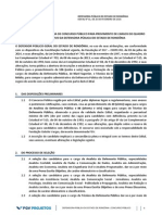 Edital-FGV-DPE-RO- Analista Da Defensoria Pública - Analista Em Engenharia Civil