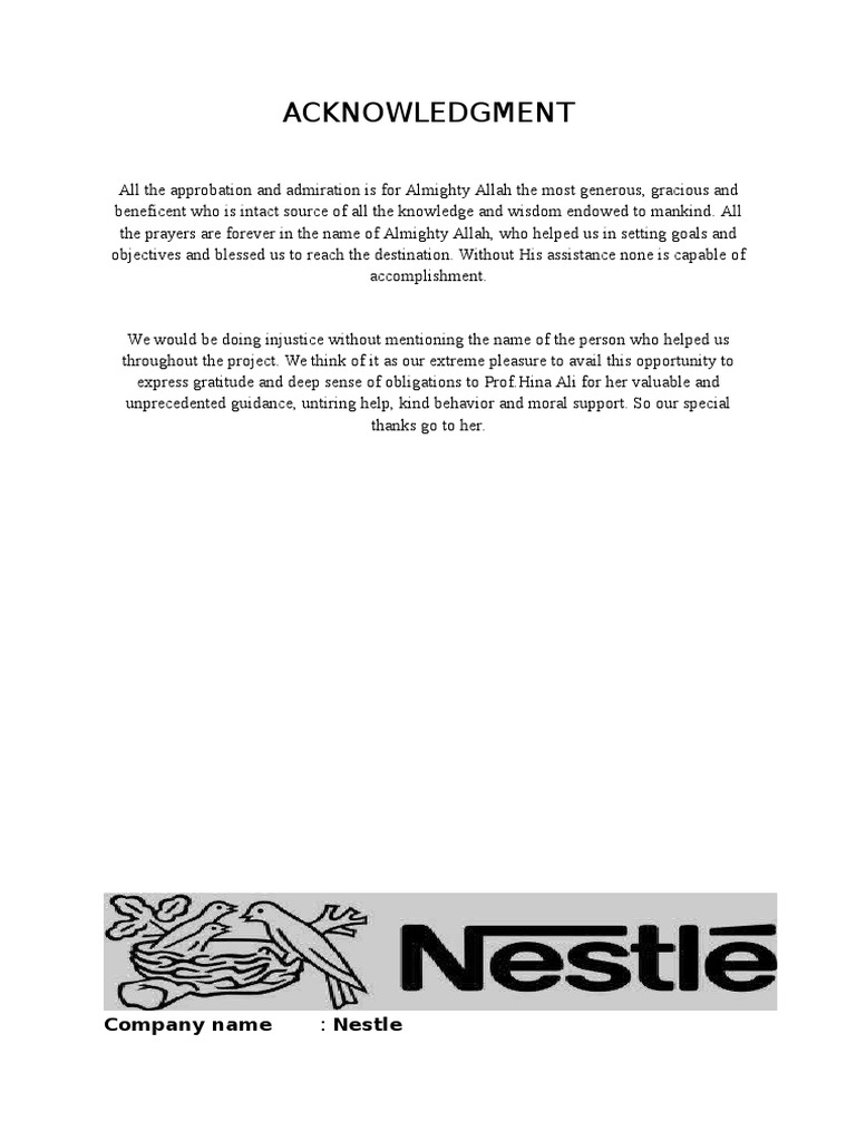 nestle hrm case study