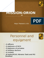 Mission:Orion: Major Mateescu Alin