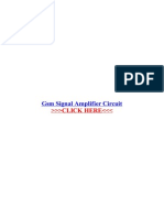 GSM Signal Amplifier Circuit