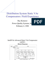 Distribution System Static VAr Compensators Field Experience