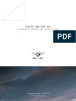 Bentley Continental GT 2007 Misc Documents-Brochure