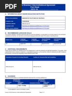 Annex-2 To Erasmus+ Inter-Institutional Agreement Fact Sheet