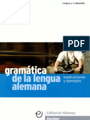 eterno grupo llamada Gramatica de La Lengua Alemana | PDF