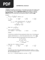 Differential Calculus