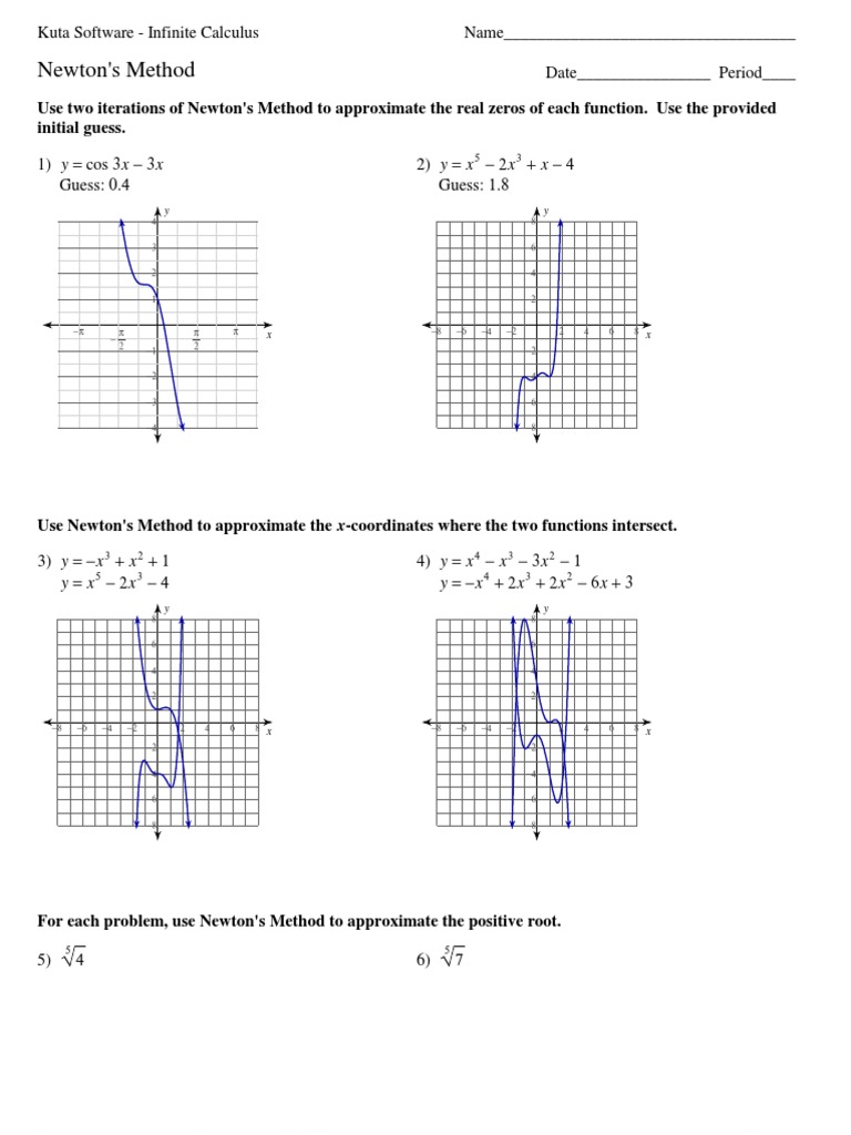04 - Newtons Method | PDF | Teaching Methods & Materials