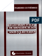 Registro Civiles Casos y Criterios