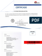 Certificado Curso ASIS