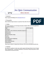 Fibre Optic Communication: EE606, Fall 2015