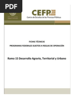 fichas tecnicas SEDATU