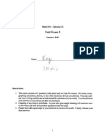 Math 210 SU15 Exam 3 Solution