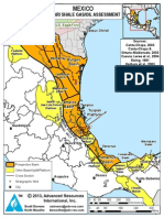 ARI Mexico Shale Oil & Gas Onshore Basins Cross Sections Data Map 2013