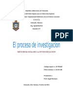 El Proceso de Investigación ENSAYO