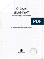 O' Level ISLAMIYAT For Cambridge Examinations