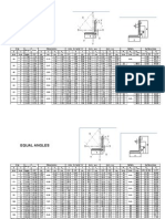 steel sections table