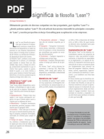Filosofía Lean 