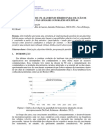 PARALELIZAÇÃO DE UM ALGORITMO HÍBRIDO PARA SOLUÇÃO DE SISTEMAS NÃO LINEARES COM RAÍZES MÚLTIPLAS