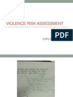 violent risk assessment (cheryl chase july 24 2015)