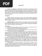 Download Magnetic Field Written Report by jerome SN27252433 doc pdf