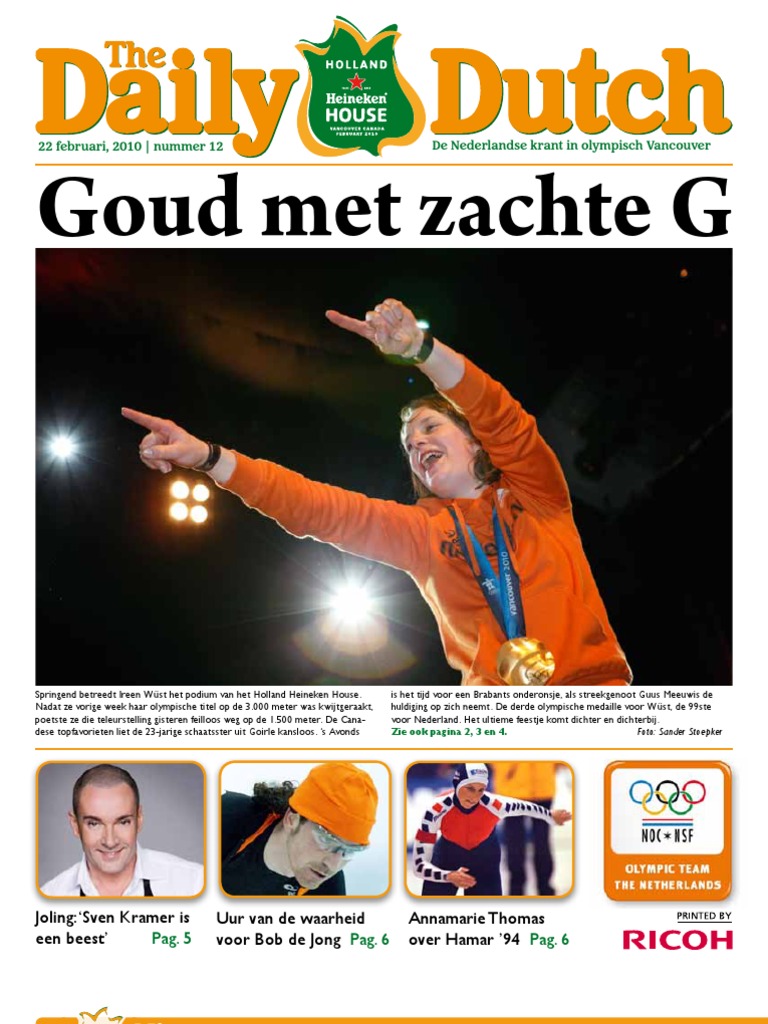 The Daily Dutch #12 Uit Vancouver - 22/02/10 | PDF