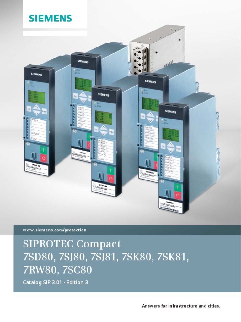 SIPROTEC Catalog SIP3.01 | Ethernet | Computer Network