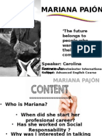Mariana Pajón: The Future Belongs To People Who Want To Make Their Dreams Come True' Speaker: Carolina Franco A