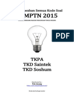 Download Kunci Jawaban Semua Kode Paket Soal SBMPTN 2015 Distributed by Pak-Anangblogspotcom by Eko Agus Setyono SN272554949 doc pdf