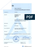 20091028 TUV Certificate IEC61511 - No. 28709241