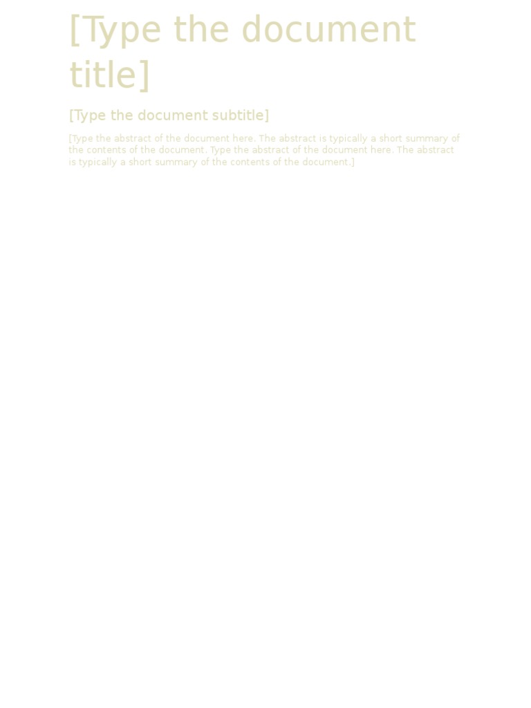 Document Formatting and Design Tips | PDF