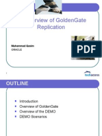An Overview of Goldengate Replication: Muhammad Qasim