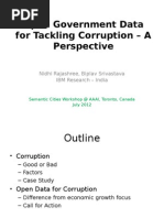 Open Government Data For Tackling Corruption - A Perspective