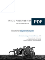 Traduzione Italiana del 3D Additivist Manifesto