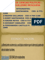 Distintas Organizaciones Del Estado Nacion - Cesar Quintero Ciencias Politicas