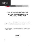 Minagri Plan de Comunicaciones Friaje 2015 (Autoguardado)