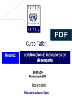 Construccion de indicadores