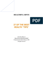 27 of the Best Health “Tips”