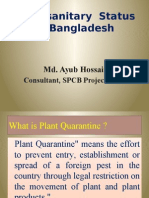 Presentation On Phytosanitary Status of Bangladesh