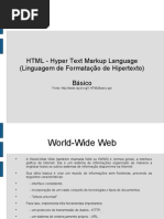 HTML - Hyper Text Markup Language (Linguagem
