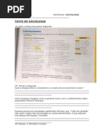 Prova de Sociologia 2015