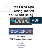Proven Fixed Ops Marketing Tactics You're Not Using: Jeff Clark EVP Business Development