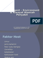  Host-Agent-Environment Riwayat Alamiah Penyakit 