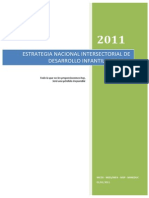 Estrategia Nacional Intersectorial de Desarrollo Infantil Integral PDF