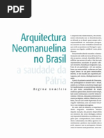 Apostila Arquitetura - Arquitetura Neomanuelina No Brasil